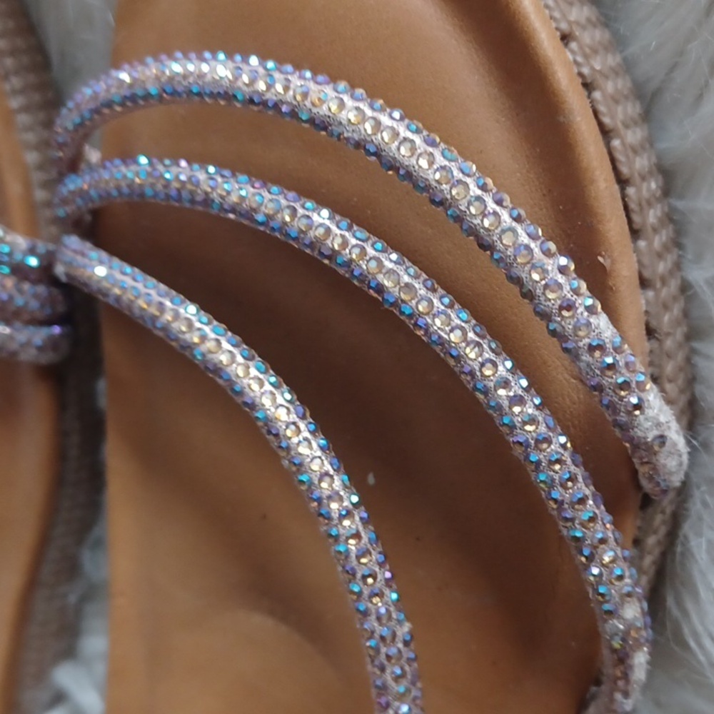 Sparkly Rhinestons Sandals - Picture 2 of 16